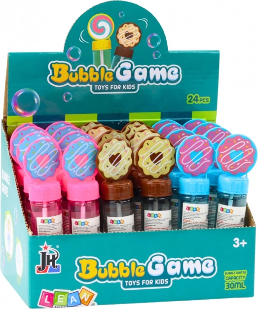 Bublifuc Donut 3 Orificii Mix Culori 30ml