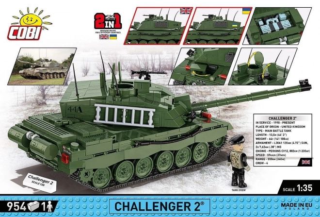 Set de construcție Challenger 2