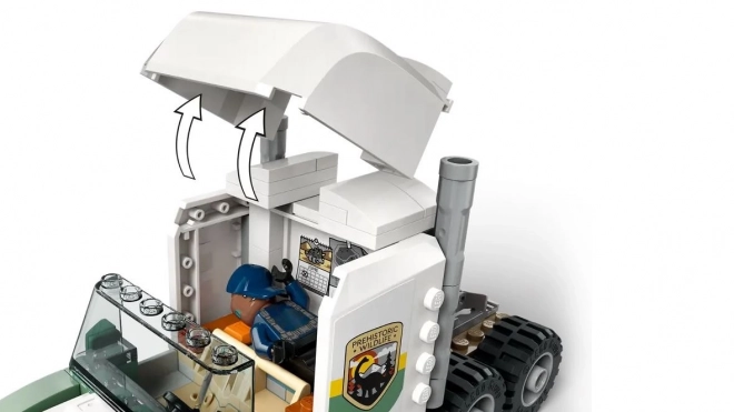 Camion de transport pentru Allosaurus LEGO Jurassic World