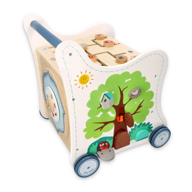 Motiv de pădure și sorter de forme