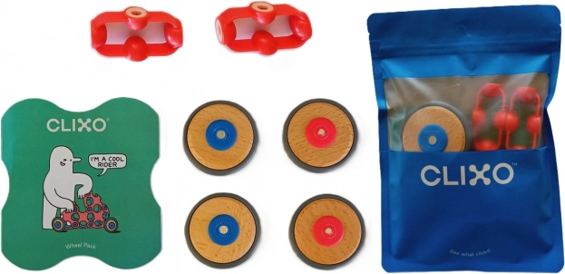 Clixo Wheels - set de roți și cuplaje