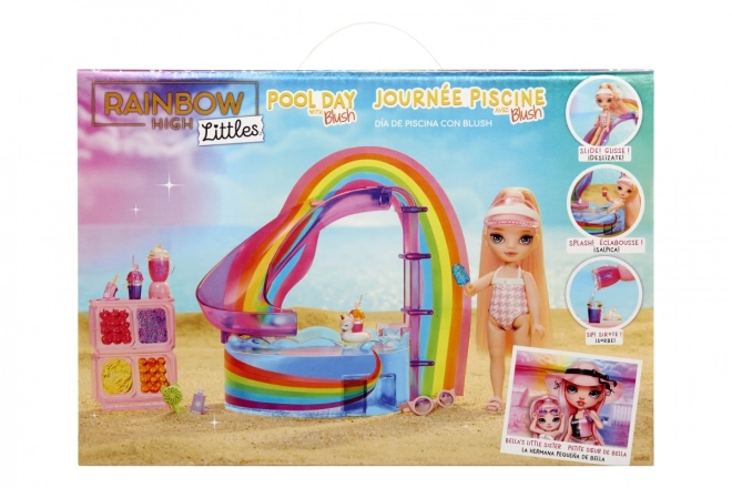 Set Rainbow High cu surioara și piscină