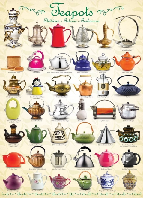 Puzzle Ceainice EUROGRAPHICS 1000 piese