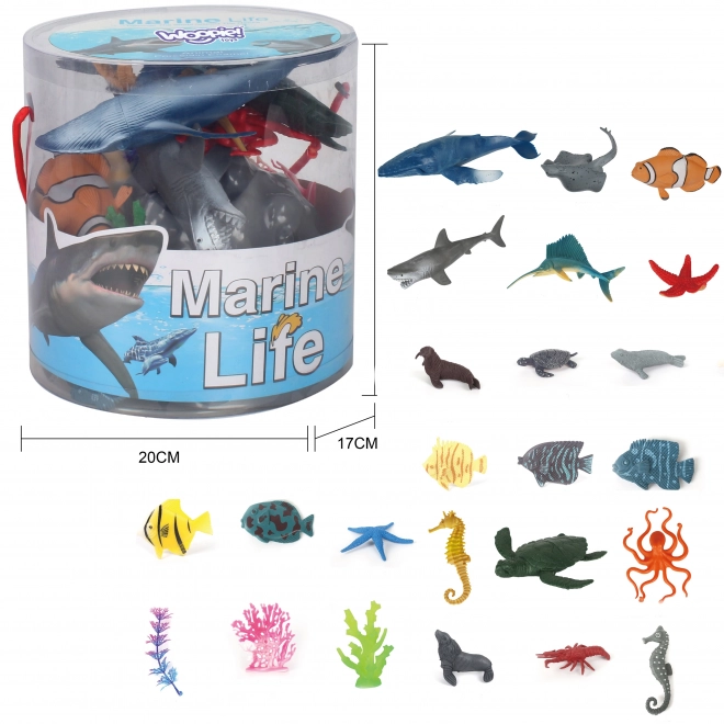 Set figurine animale marine Woopie