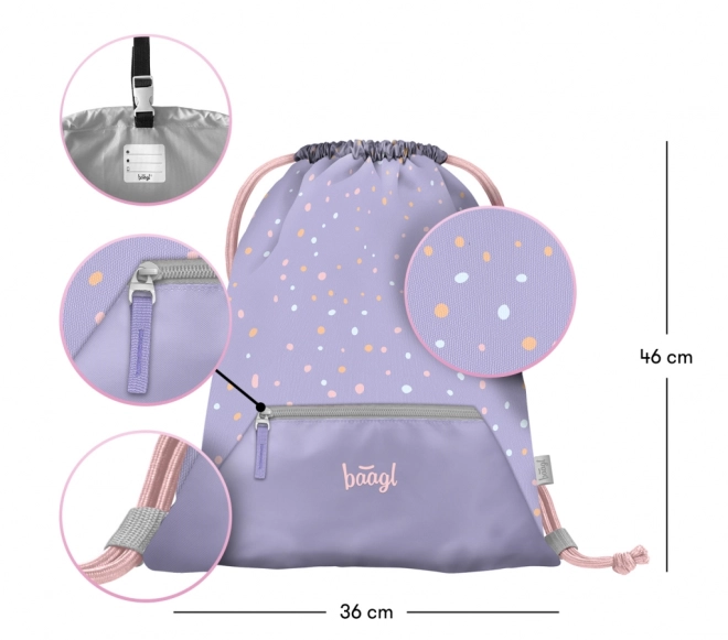 Set original BAAGL cu animale de companie: rucsac, penar, pungă