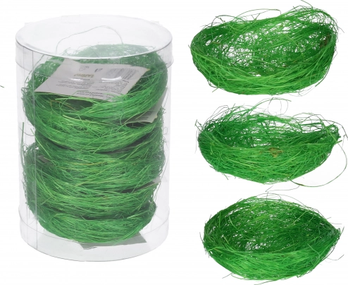Cuib decorativ 8 cm verde