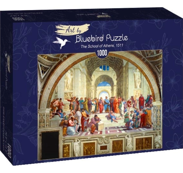 Puzzle Școala din Atena 1000 piese de la Bluebird