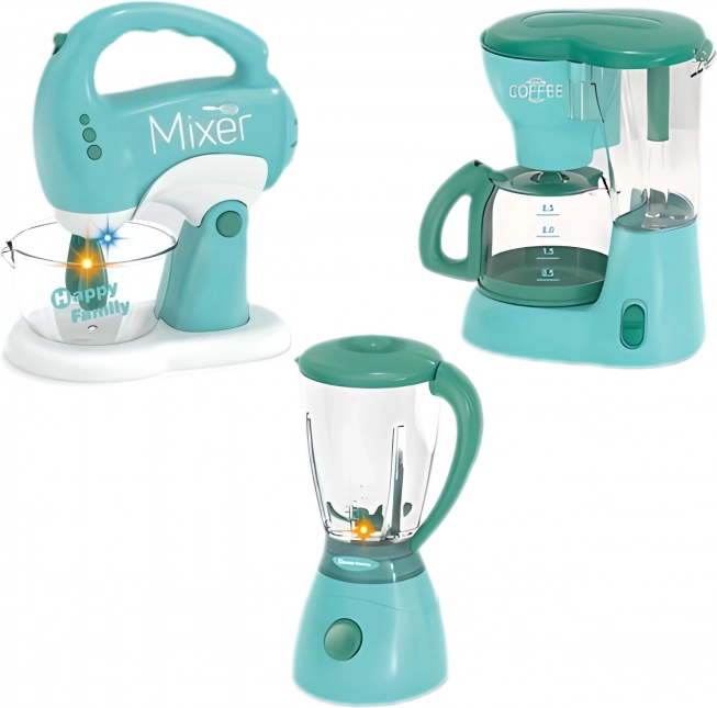 WOOPIE Set de aparate casnice pentru copii 3în1 Mixer Blender Robot de bucătărie