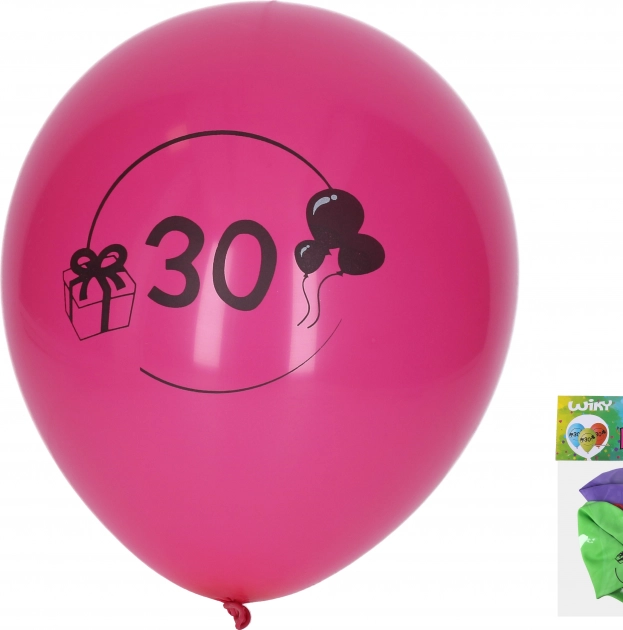 Baloane gonflabile 30 cm cu numărul 30 – set de 5 buc