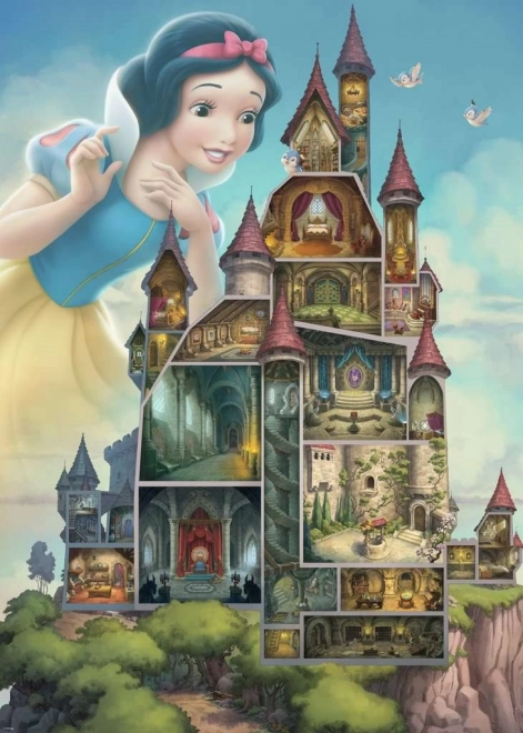 Puzzle Ravensburger Disney Albă ca Zăpada Castel 1000 piese