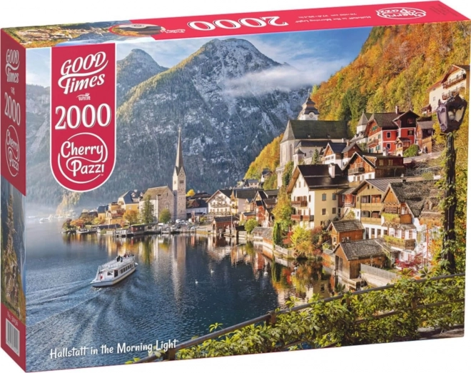 Puzzle CHERRY PAZZI Halštat în lumina dimineții 2000 piese