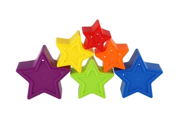 Piramida colorată TEDDIES stea