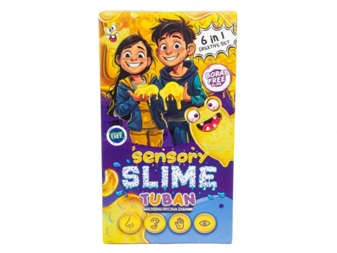 Set Creativ Tuban Slime pentru Jocuri Sensoriale 6în1