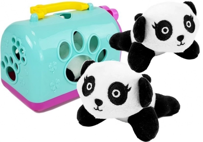 Panda mică cu transportor