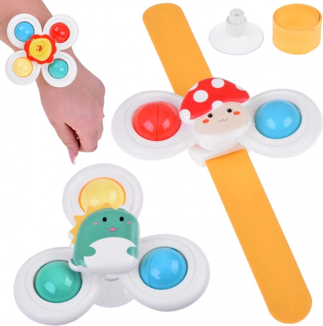 Fidget spinner colorat pentru copii