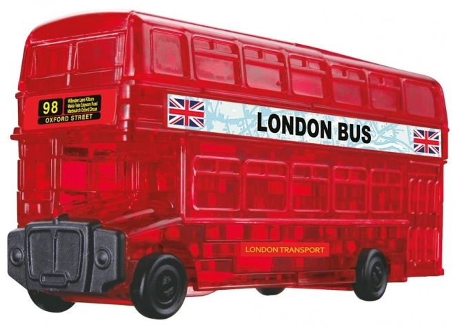 Puzzle 3D Crystal London autobuz