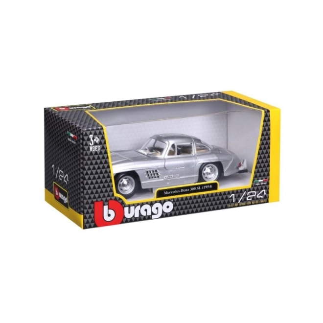 Model de mașină Mercedes Benz 300SL Bburago la scară 1:24