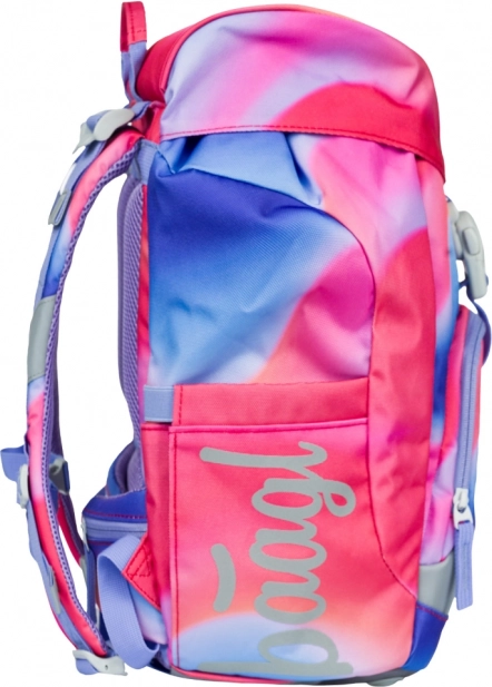 Set școlar Airy Duha roșu: Rucsac, penar, săculeț, dosare, cutie