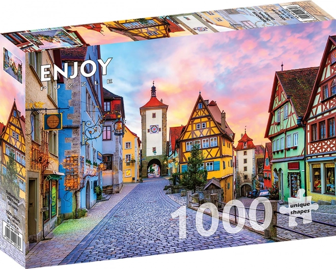 Puzzle Staré Oraș Rothenburg, Germania 1000 piese
