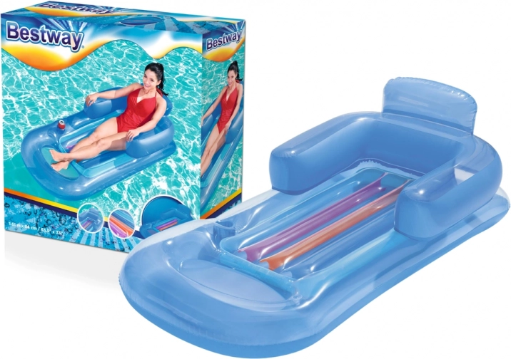 Saltea gonflabilă cu spătar și cotiere BESTWAY 161 × 84 cm