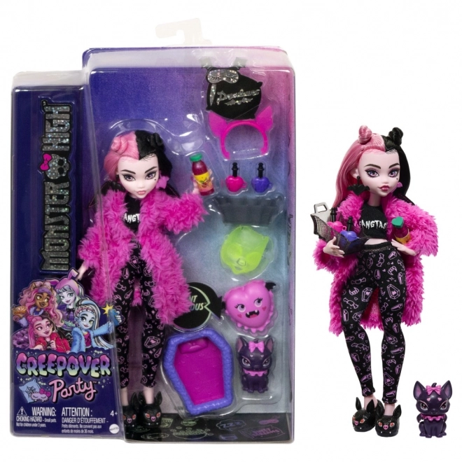 Petrecerea de pijamă Monster High Creepover - Draculaura