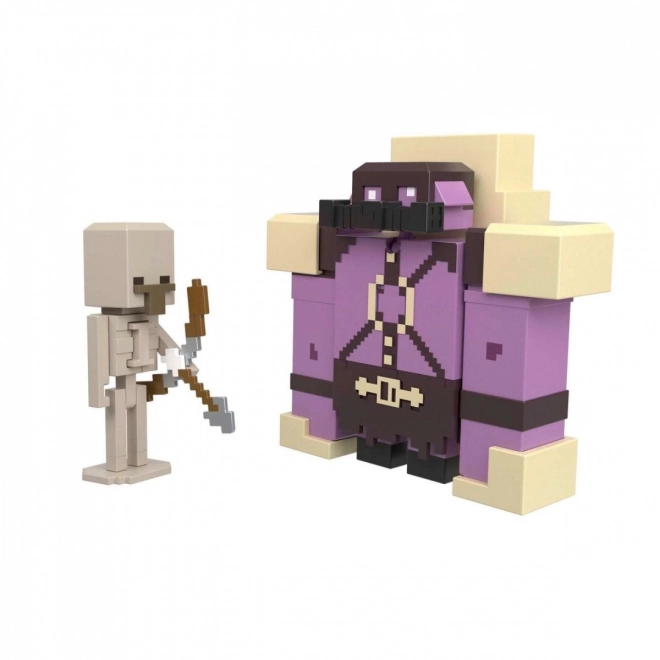 Figurine Minecraft Legends Pigmadillo vs Skeleton