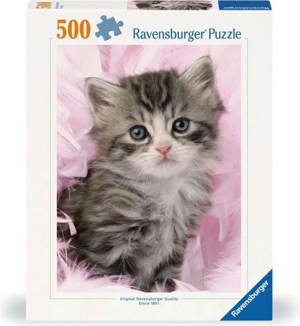 Puzzle Ravensburger pisoi drăgălaș 500 piese