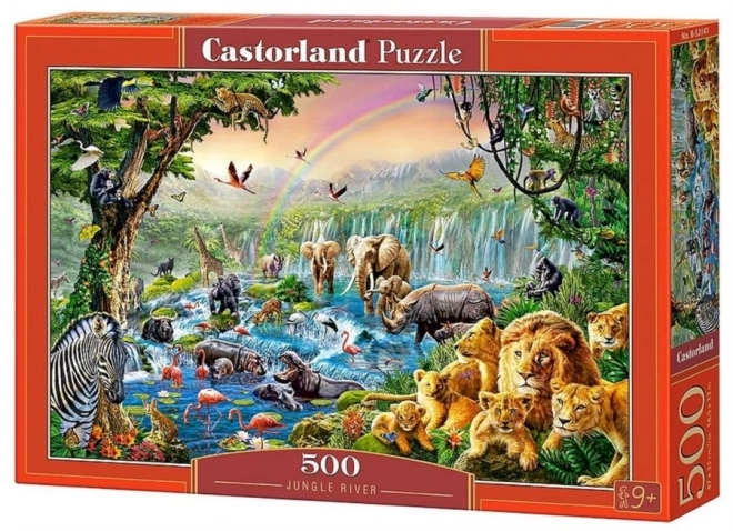 Puzzle Castorland Râu în junglă 500 piese