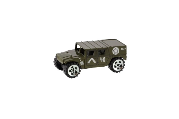 Transportor blindat din metal, jucărie militară