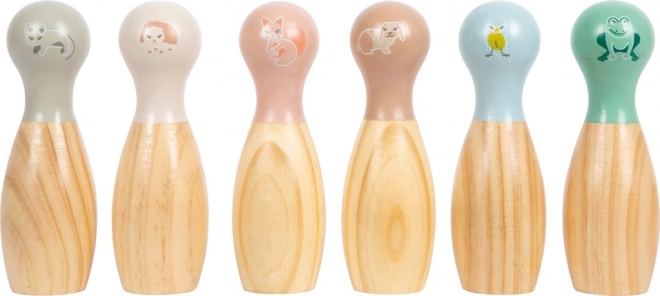 Garden Buddies joc de bowling din lemn Small Foot