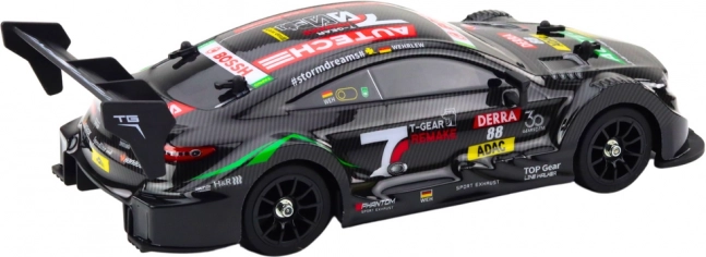 Mașină de curse telecomandată RC carbon negru 30km/h 1:16