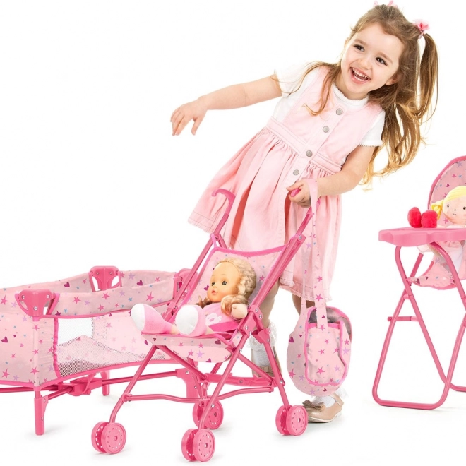 Set pentru păpuși 3 în 1 Trixy de la Chipolino