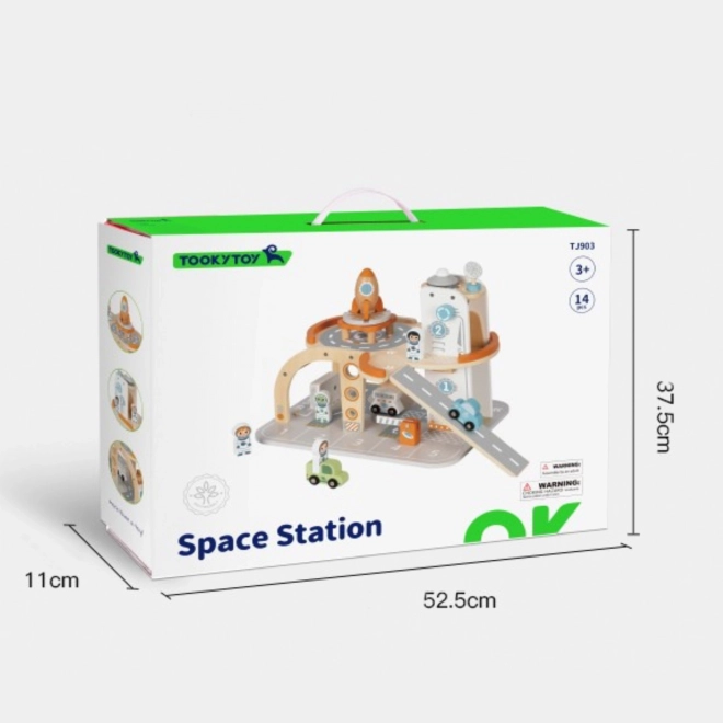 Stație spațială din lemn TOOKY TOY
