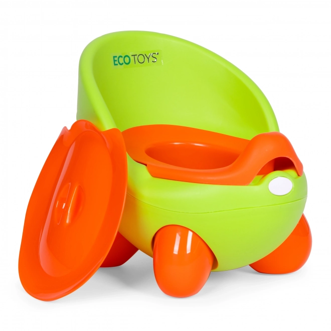Toaletă olita pentru copii Ecotoys verde