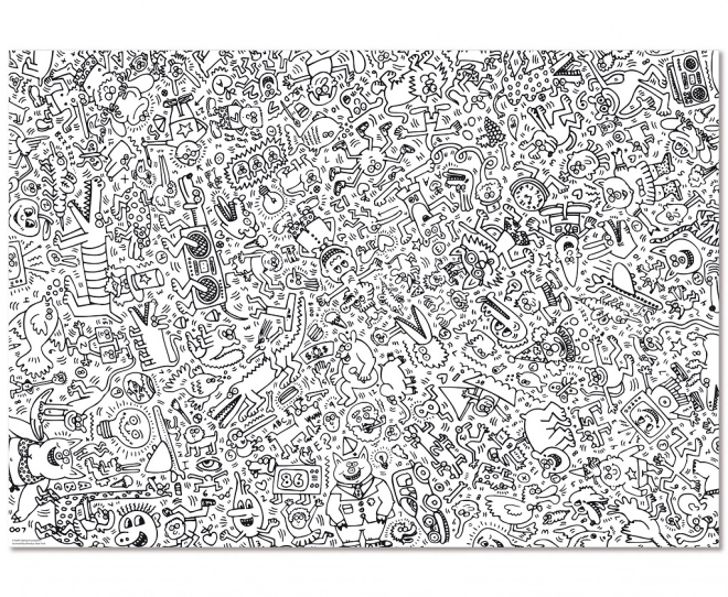 Puzzle 1000 piese Keith Haring de la Vilac