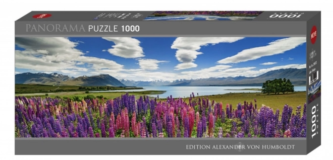 Puzzle panoramic Lacul Tekapo Noua Zeelandă 1000 piese