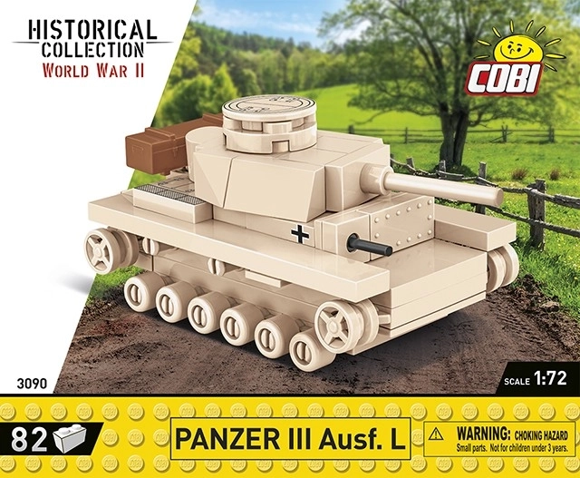 Tancul Panzer III Ausf.L din cărămizi COBI