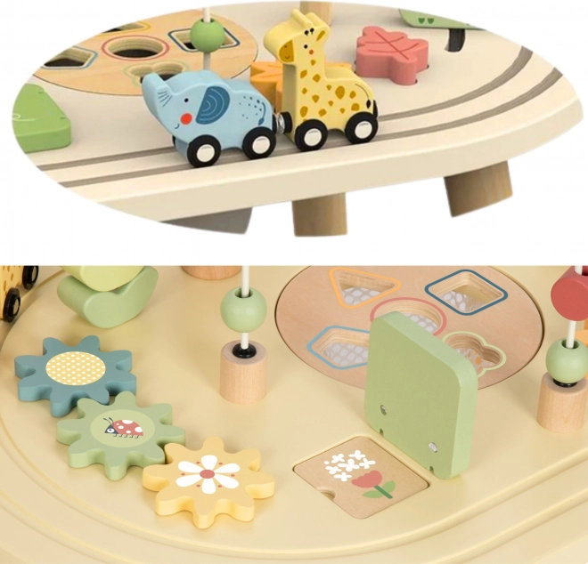 Măsuță Activități din Lemn Safari TOOKY TOY