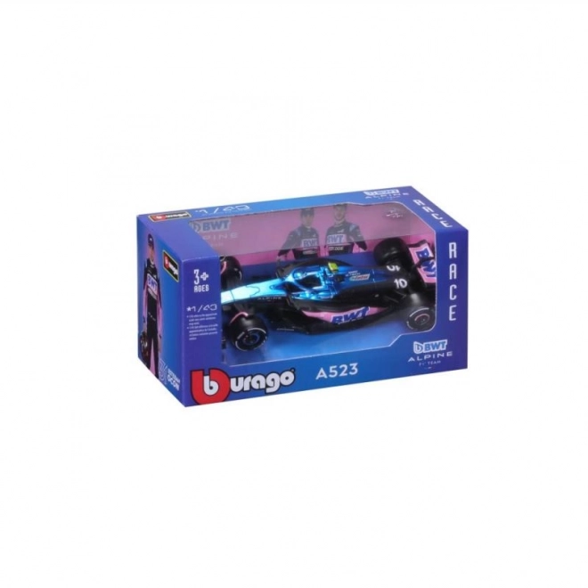 Mașinuță Bburago Formula 1 Echipa BWT Alpine A523