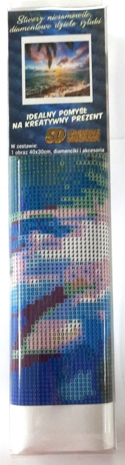 Norimpex Pictură cu diamante Apus de soare în paradis 30x40cm