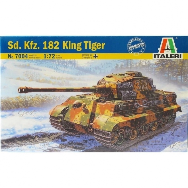 Model de tanc King Tiger din plastic