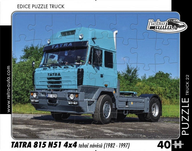 Puzzle camion RETRO-AUTA Tatra 815 4x4