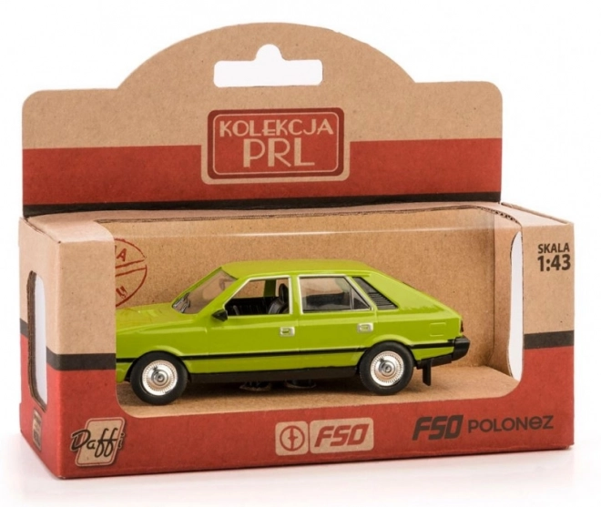Mașina clasică FSO Polonez verde