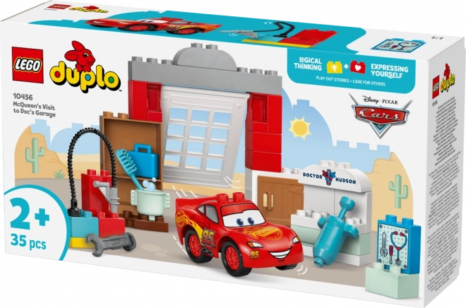 LEGO DUPLO Disney McQueen și vizita în garajul doctorului Hudson