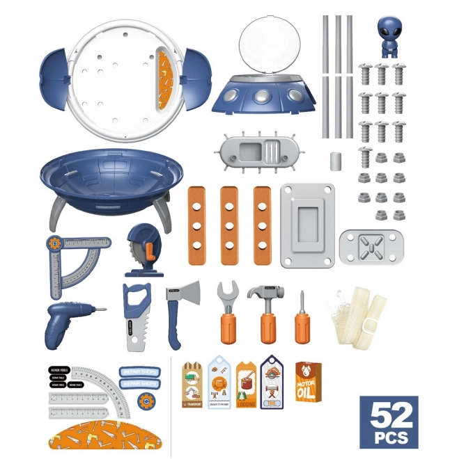 Set cosmic pentru copii: proiector, rucsac și atelier UFO