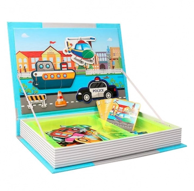 Puzzle magnetice vehicule