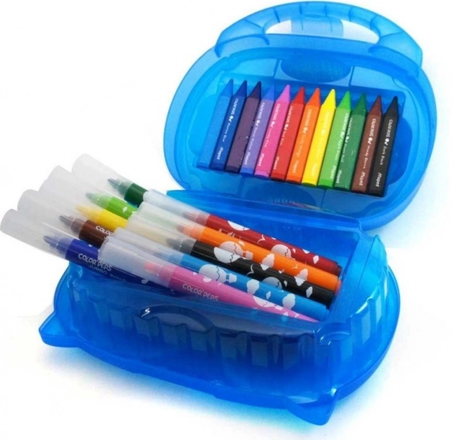 Set creativ Color’Peps Jumbo în valize Maped