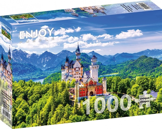 Puzzle Castelul Neuschwanstein Vara, Germania 1000 piese