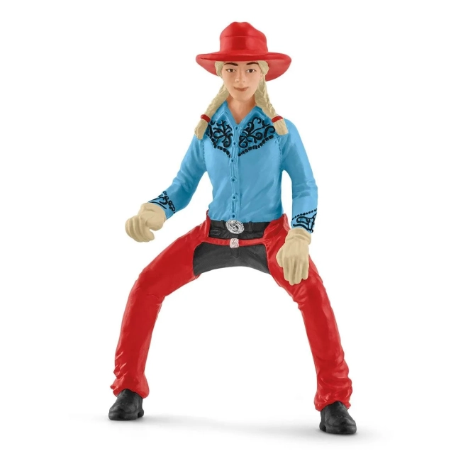 Figurină detaliată cowgirl