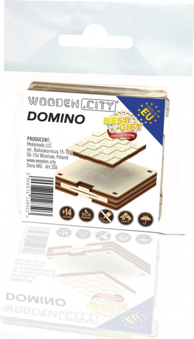 Puzzel 3D din lemn - Joc Domino din lemn